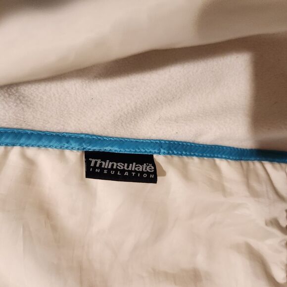 L.L. Bean Off White Puffer Vest - Picture 3 of 11